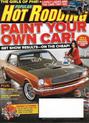 POPULAR HOT RODDING 2010 MAR - HOT ROD LADIES, '69 BARRACUDA, PAINTING TRICKS